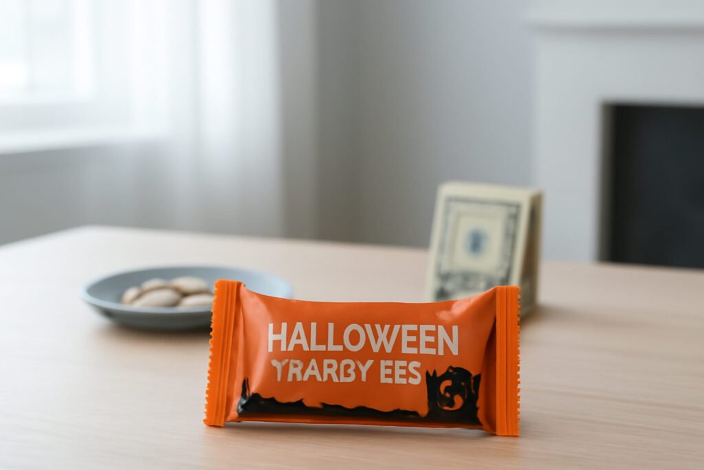 Halloween Candy Bar günstig aufbauen ohne teure Anschaffung