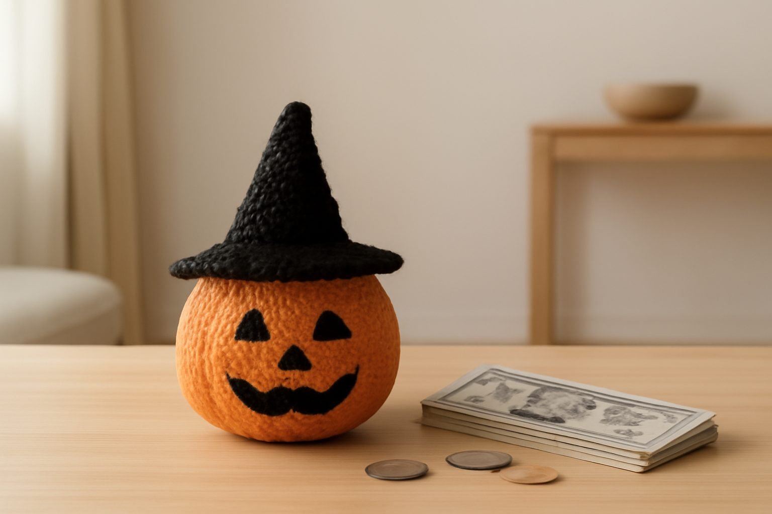 Halloween Deko häkeln günstig: Checkliste zum Ausdrucken