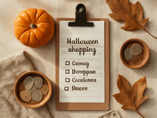 Halloween Einkaufsliste günstig planen