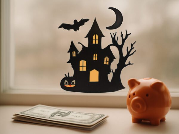 Halloween Fensterdeko kostenlos basteln