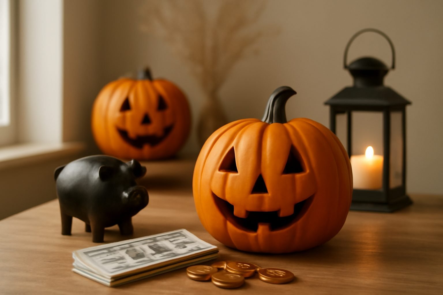 Halloween Party Deko Fast kostenlos ohne teure Anschaffung