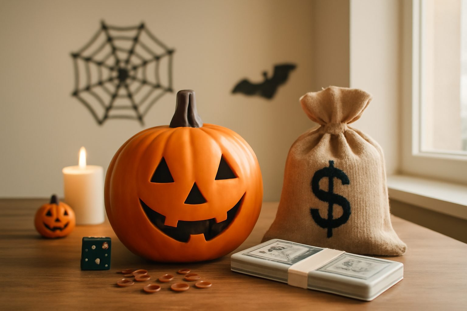 Halloween Party Deko mit kleinem Budget
