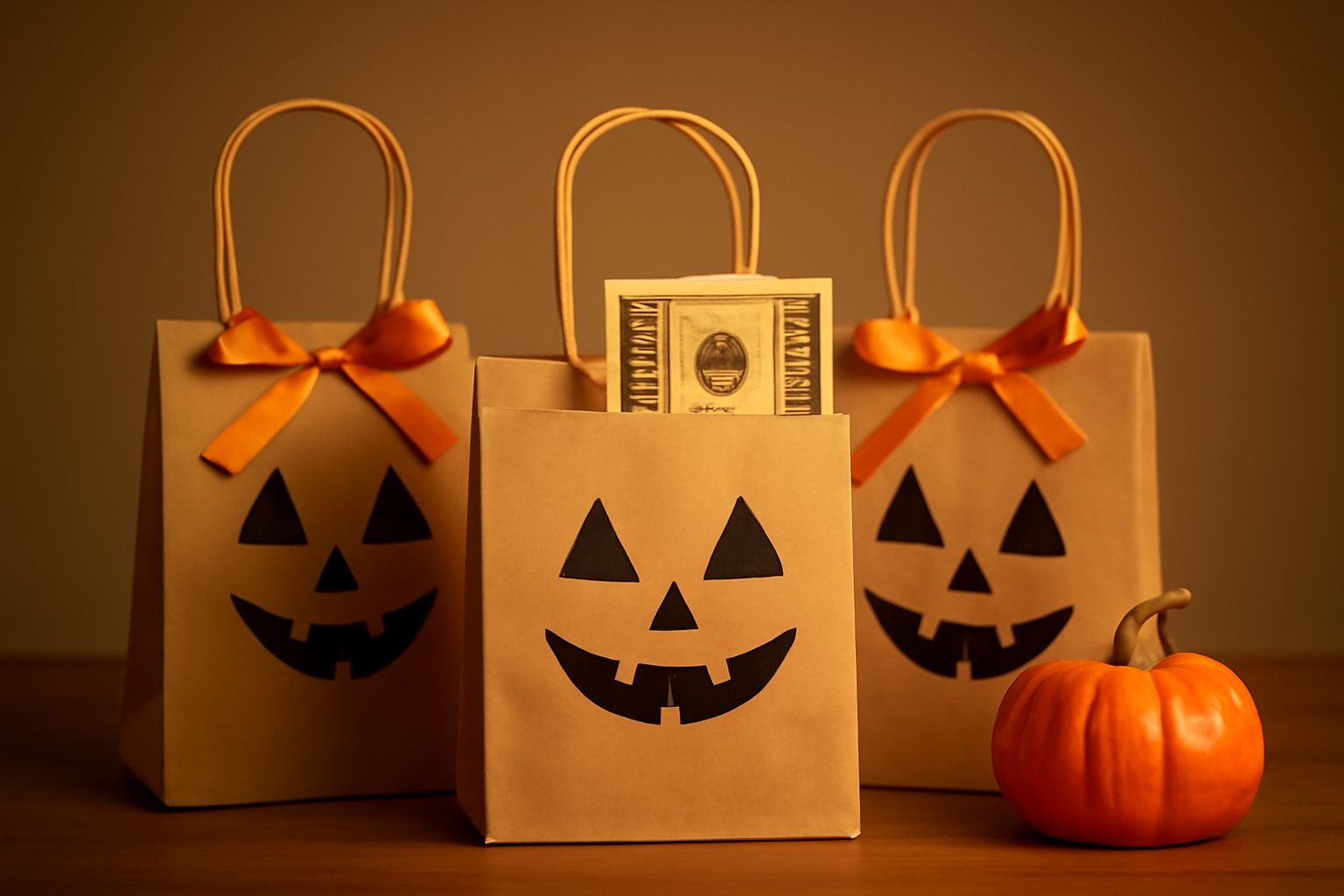 Halloween Tüten für Kinder günstig Befüllen