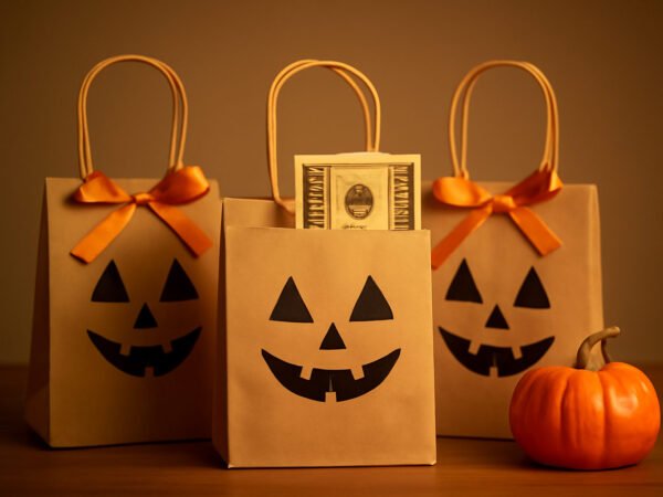 Halloween Tüten für Kinder günstig Befüllen