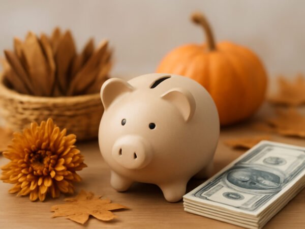 Herbstdeko basteln Naturmaterialien mit kleinem Budget