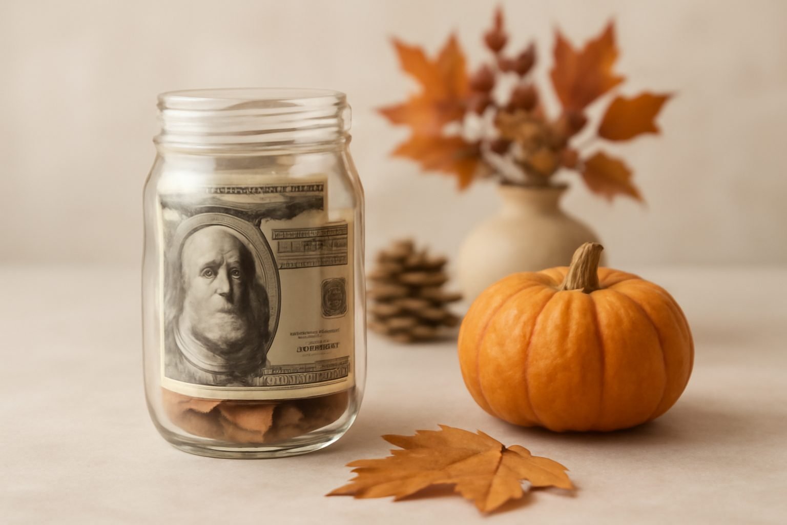 Herbstdeko basteln unter 13 Euro: die Checkliste zum Abhaken — Herbstdeko basteln unter 10 Euro
