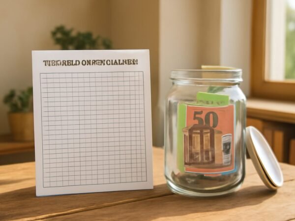 4-Euro-Sparchallenge: Kostenlose Vorlage zum Ausdrucken