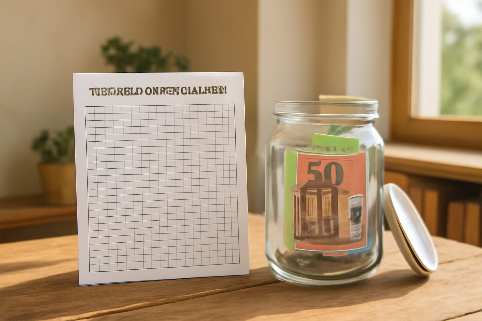 4-Euro-Sparchallenge: Kostenlose Vorlage zum Ausdrucken — Hero-Aufnahme — 1000-Euro-Sparchallenge