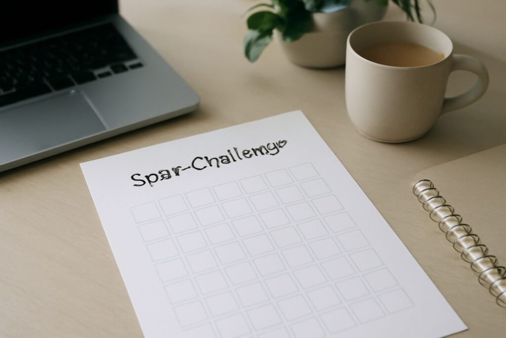 Spar-Challenge-Vorlage als PDF: Gratis zum Download
