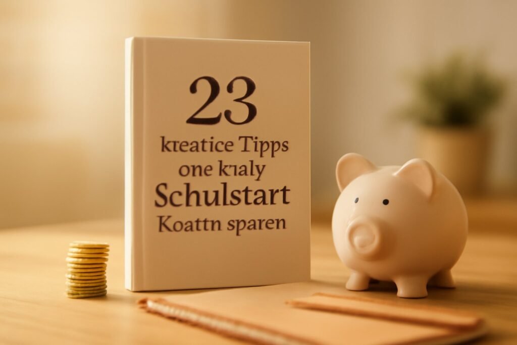 4 kreative Tipps die beim Schulstart Kosten sparen