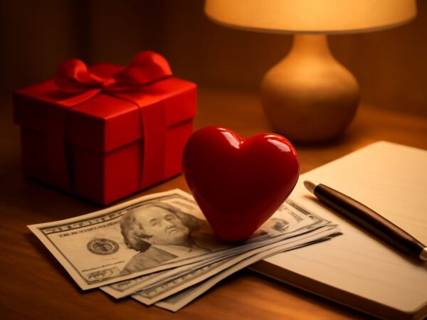 Valentinstag Deko günstig ohne teure Anschaffung