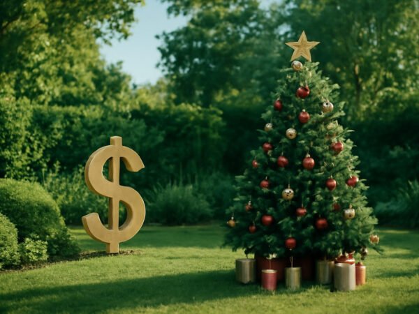 Weihnachtsdeko draußen unter 15 Euro ohne teure Anschaffung