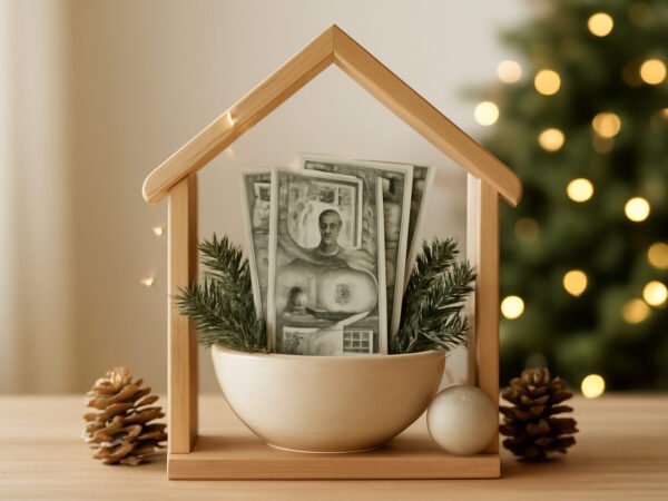 Weihnachtsdeko Hauseingang günstig ohne teure Anschaffung