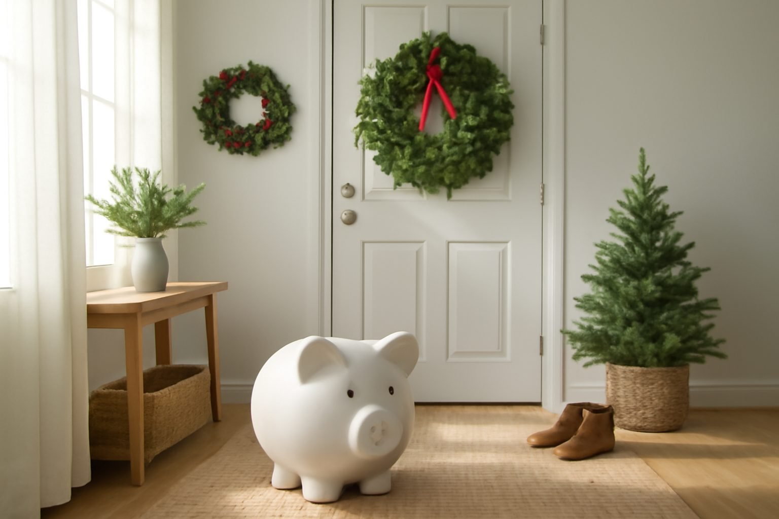 Weihnachtsdeko Hauseingang unter 11 Euro