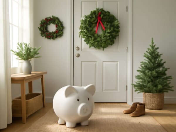 Weihnachtsdeko Hauseingang unter 11 Euro