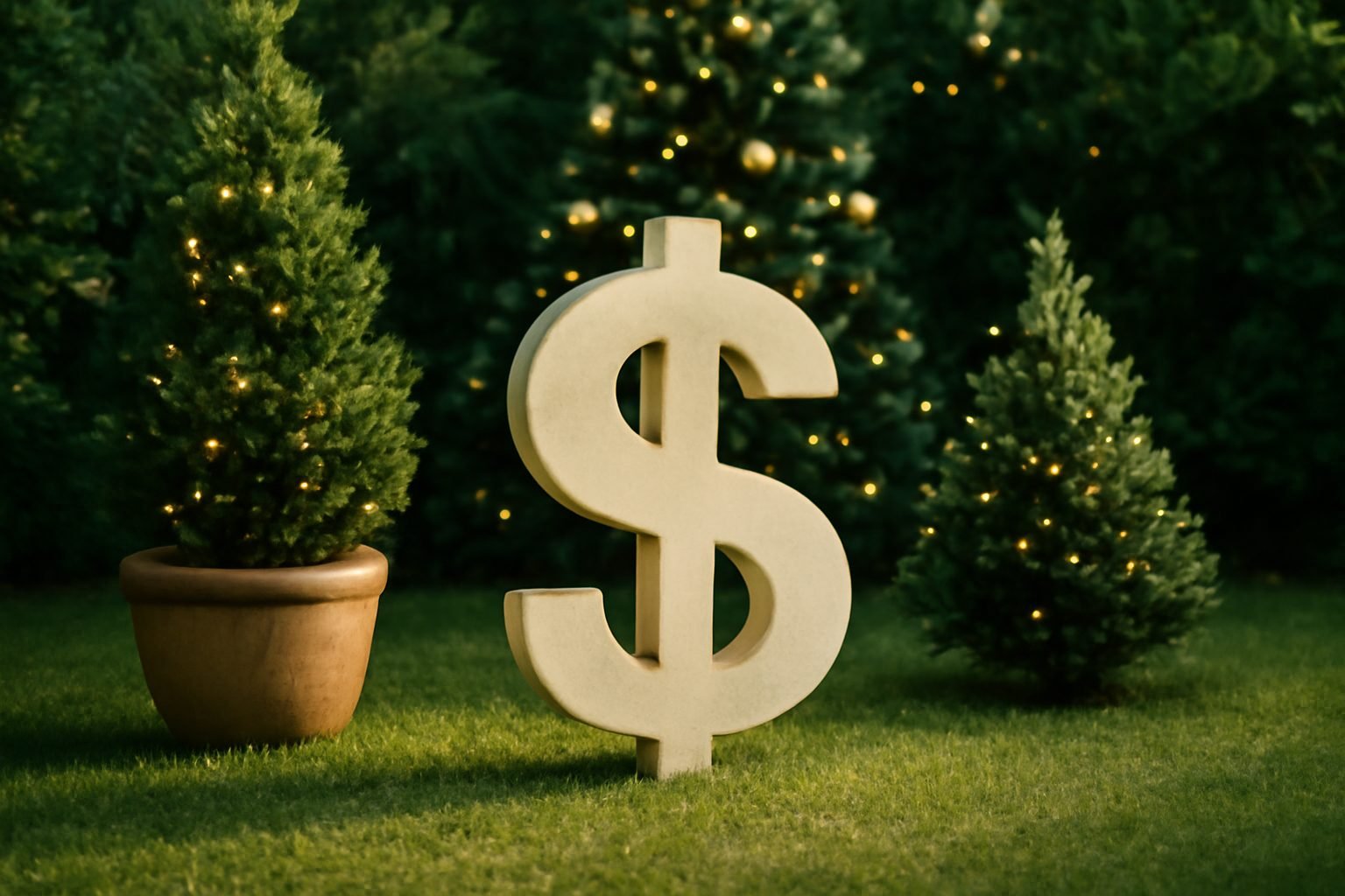 Weihnachtsdekoration Ideen draußen günstig