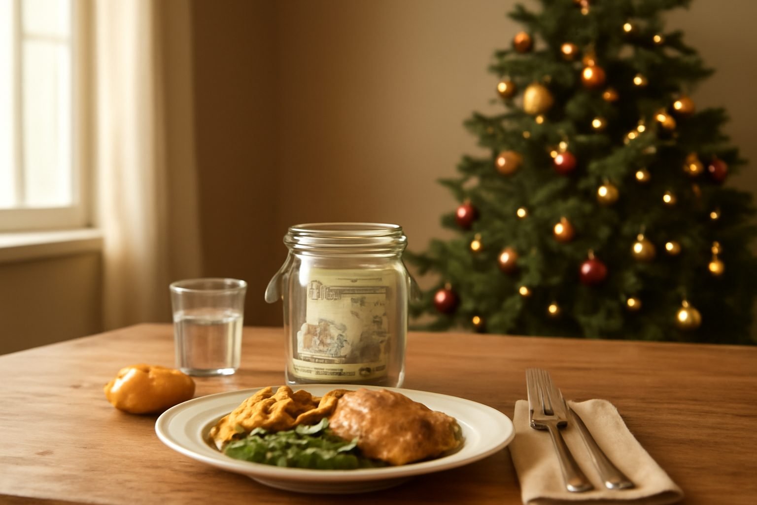 Weihnachtsessen günstig planen ohne teure Anschaffung
