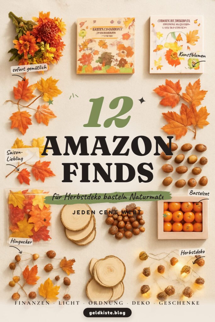 12 Amazon-Finds für Herbstdeko basteln Naturmaterialien mit kleinem Budget