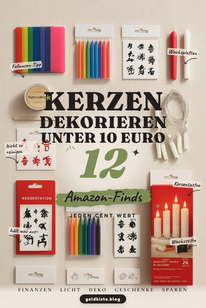 Kerzen dekorieren unter 10 Euro: 12 Amazon-Finds, die jeder braucht
