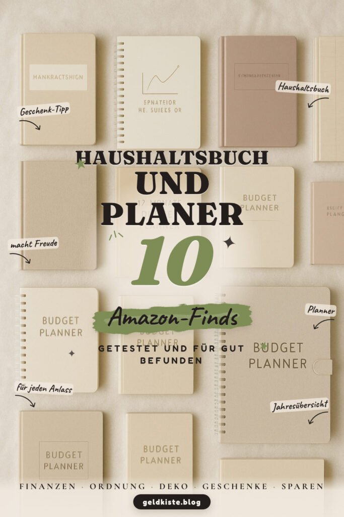 Haushaltsbuch und Planer: 10 Amazon-Finds, Budget im Griff