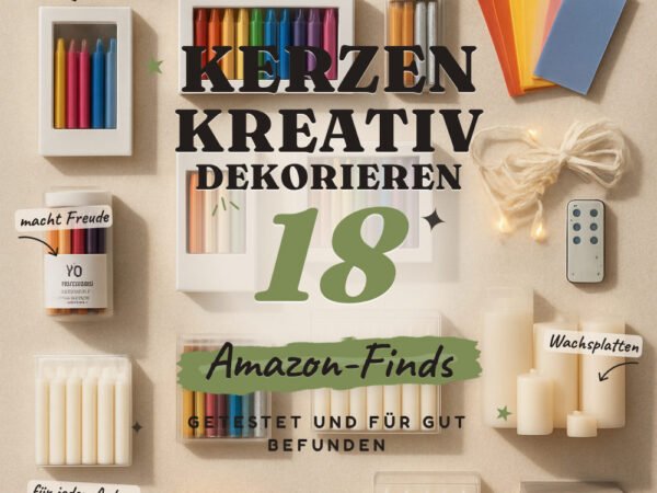 Kerzen kreativ dekorieren: 18 Amazon-Finds, leicht gemacht