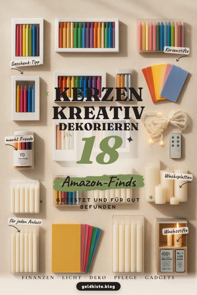 Kerzen kreativ dekorieren: 18 Amazon-Finds, leicht gemacht