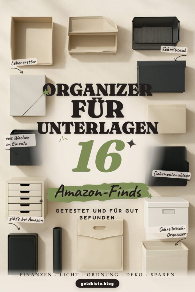 Organizer für Unterlagen: 16 Amazon-Finds, Papierkram im Griff