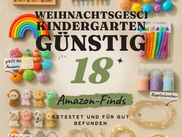 Weihnachtsgeschenke Kindergarten günstig: 18 Amazon-Finds