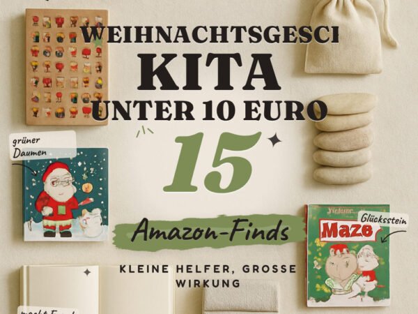 Weihnachtsgeschenke Kita unter 10 Euro: 15 Amazon-Finds, fix gewählt