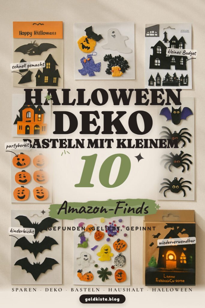 Halloween Deko basteln mit kleinem Budget: 10 Amazon-Finds