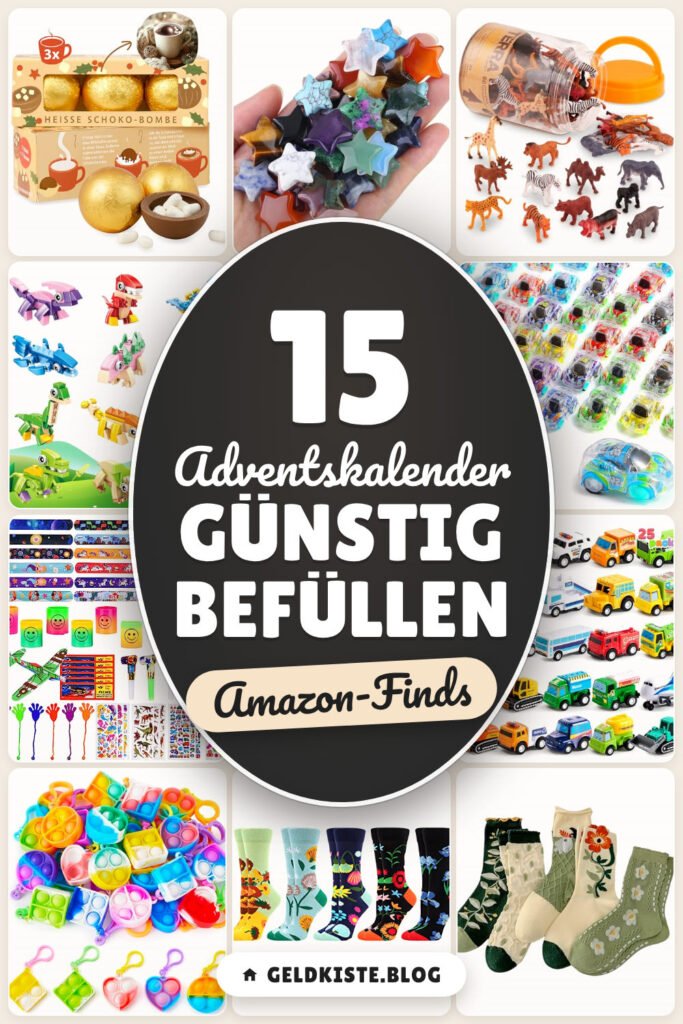Adventskalender günstig befüllen: 15 Amazon-Finds, kleine Ideen