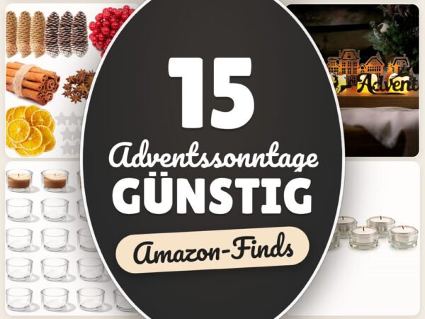 Adventssonntage günstig: 15 Amazon-Finds, sofort gemütlich