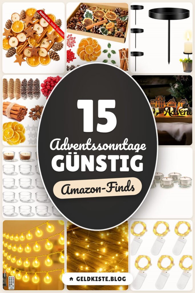 Adventssonntage günstig: 15 Amazon-Finds, sofort gemütlich
