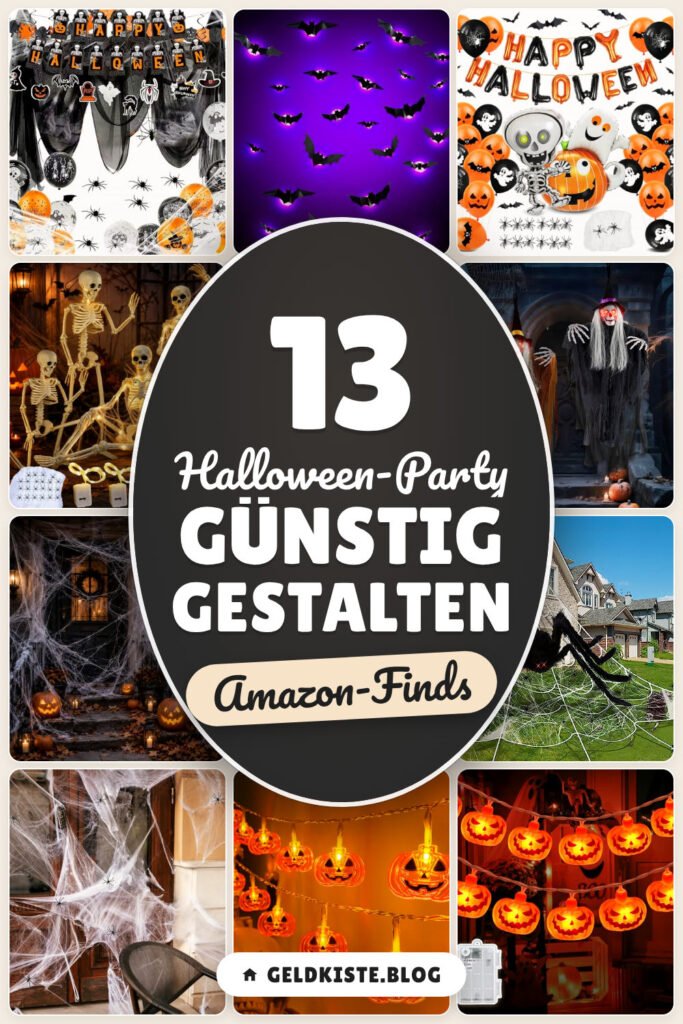 Halloween-Party günstig gestalten: 13 Amazon-Finds, sofort gruselig