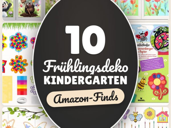Frühlingsdeko Kindergarten: 10 Amazon-Finds, bunt & günstig