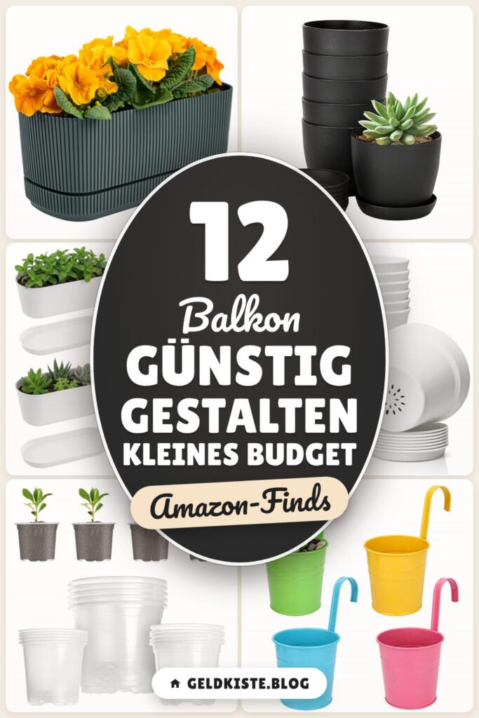Balkon günstig gestalten kleines Budget: 12 Amazon-Finds