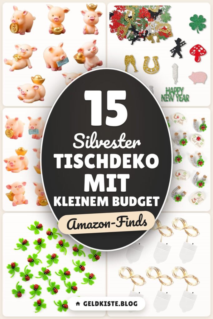 Silvester Tischdeko mit kleinem Budget: 15 Amazon-Finds, die jeder braucht