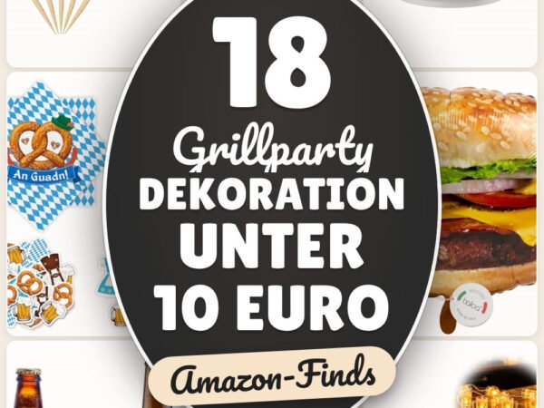 Grillparty Dekoration unter 10 Euro: 18 Amazon-Finds